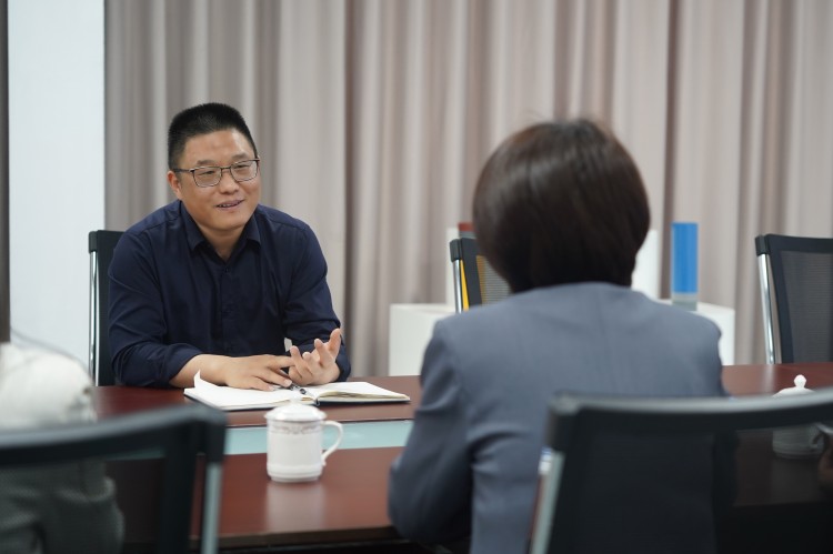 天台县人社局走进浙江威玛高新材料有限公司调研指导